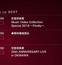 【HDTV-FULL】安室奈美恵 Music Video Collection (20180812 WOWOWライブ 1080i)