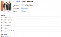 【WAV】シブがき隊 LOVE∞ カセットテープ