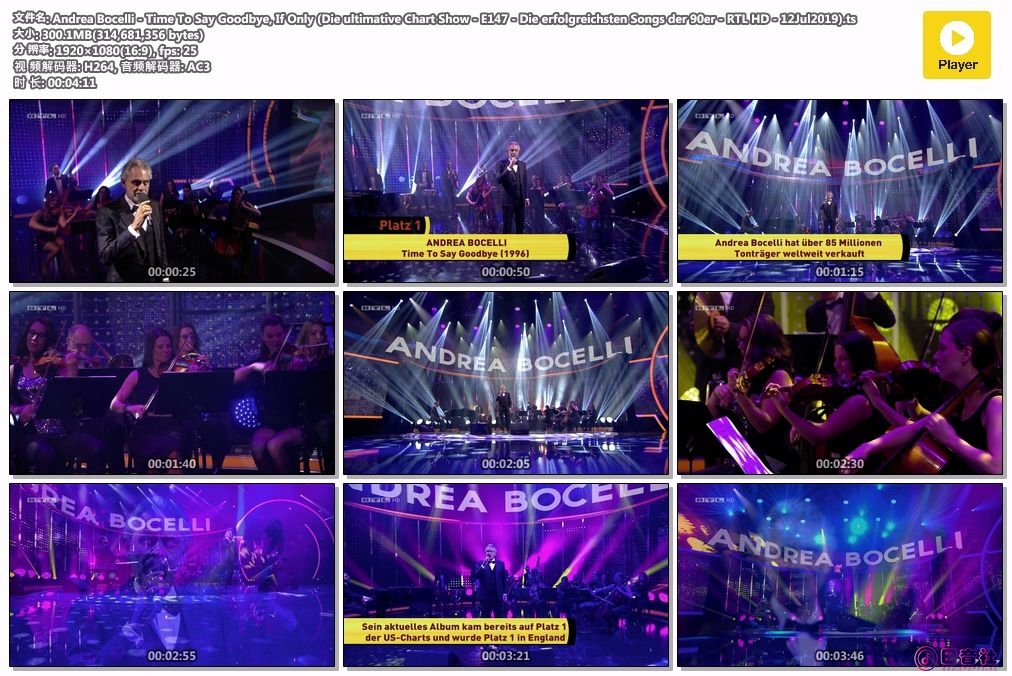 Andrea Bocelli - Time To Say Goodbye, If Only (Die ultimative Chart Show - E147 .jpg