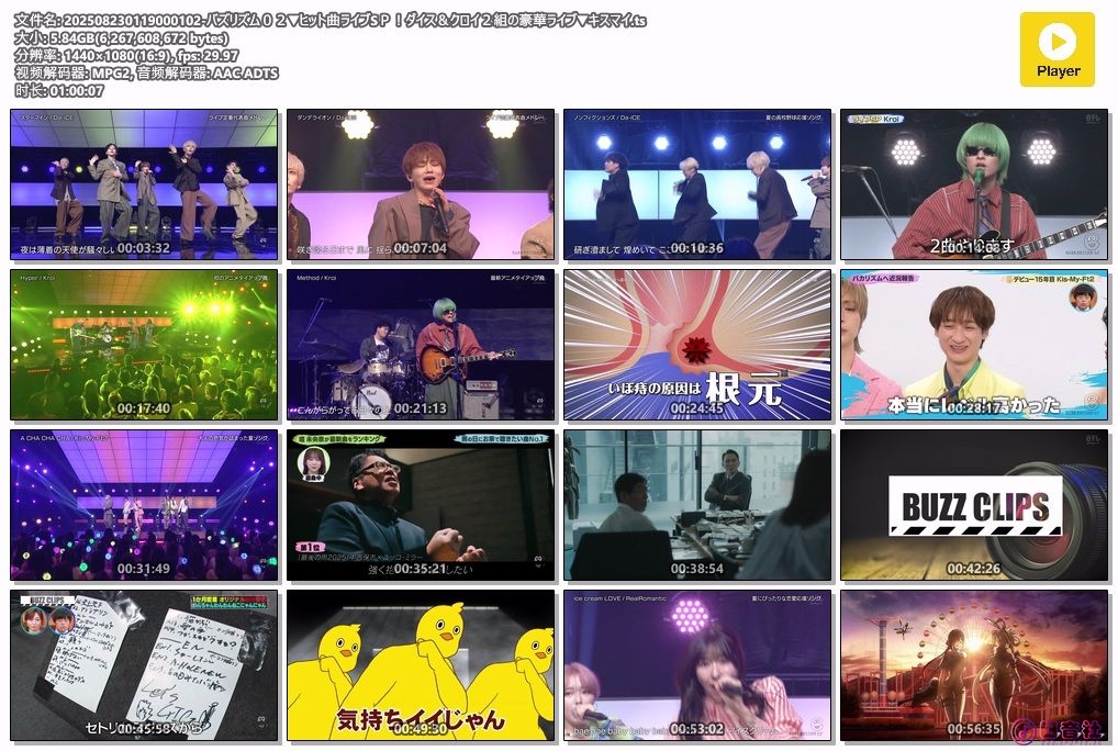 202508230119000102-バズリズム０２▼ヒット曲ライブSＰ！ダイス＆クロイ２組の豪華ラ.jpg