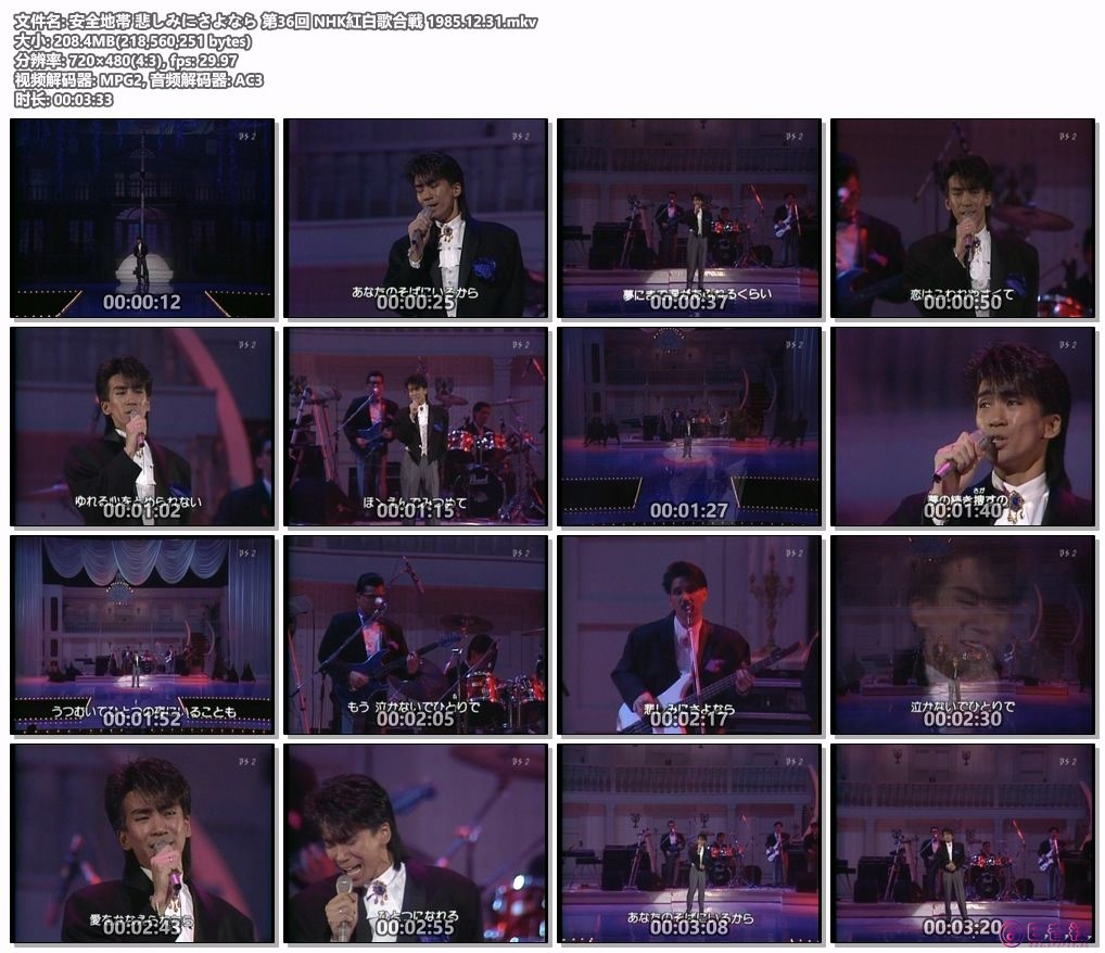 安全地帯 悲しみにさよなら 第36回 NHK紅白歌合戦 1985.12.31.mkv.jpg