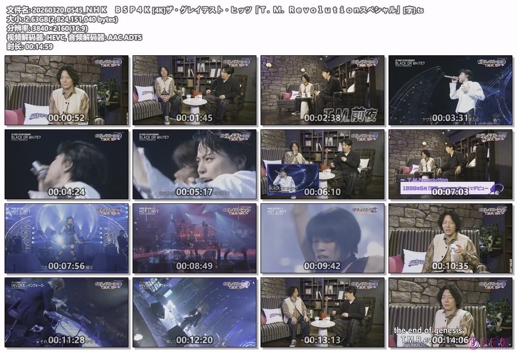 20260320_0545_ＮＨＫ　ＢＳＰ４Ｋ [4K]ザ・グレイテスト・ヒッツ「Ｔ．Ｍ．Ｒｅｖｏ.jpg