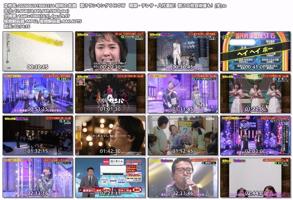 2026042919002154-昭和の名曲　歌うランキングＳＨＯＷ　明菜・テレサ・八代亜紀！歌.jpg