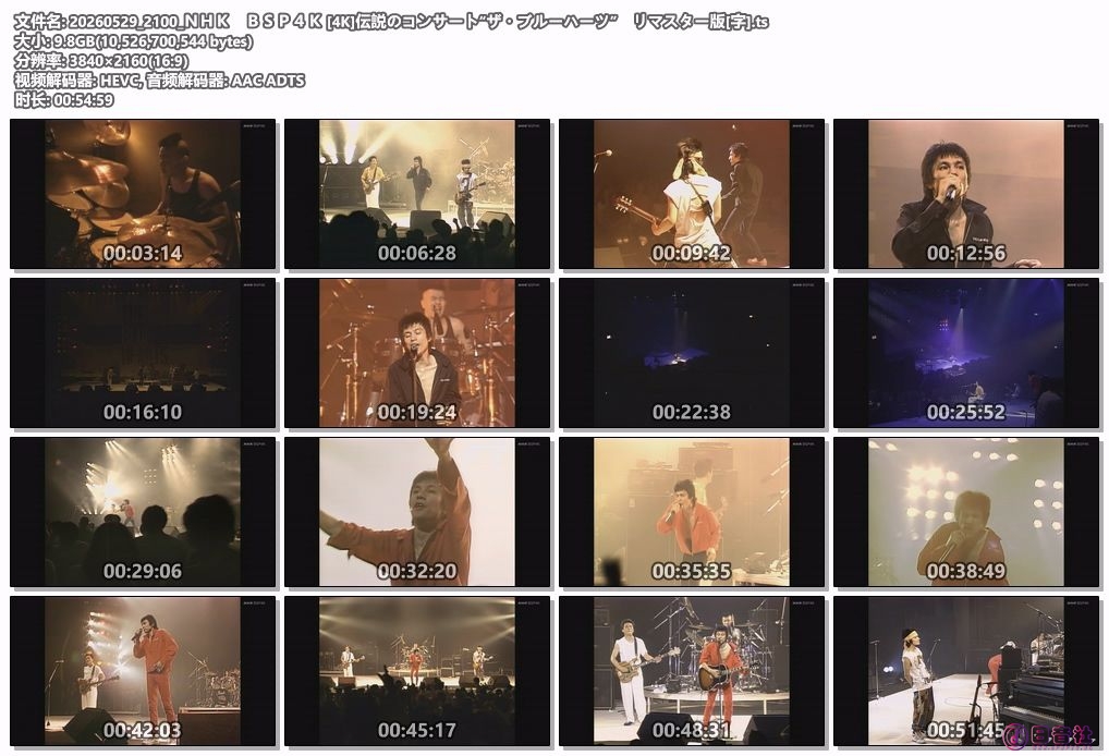 20260529_2100_ＮＨＫ　ＢＳＰ４Ｋ [4K]伝説のコンサート“ザ・ブルーハーツ”　リマ.jpg