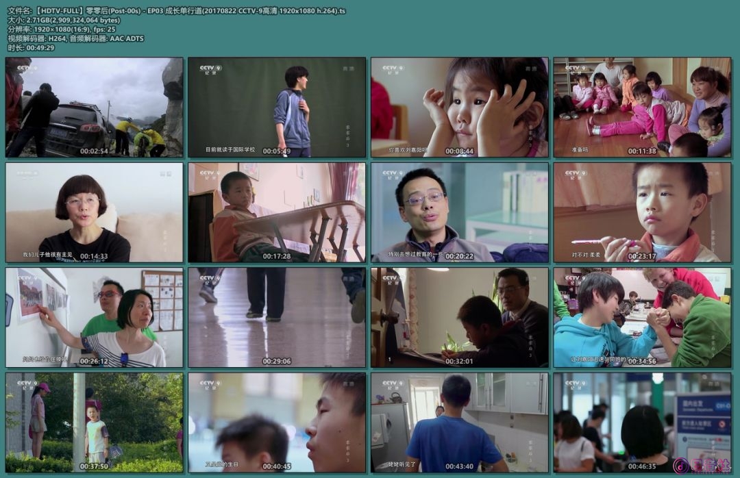 【HDTV-FULL】零零后(Post-00s) - EP03 成长单行道(20170822 CCTV-9高清 1920x1080 h..jpg